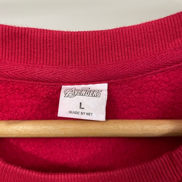 MARVEL AVENGERS RED SWEATSHIRT FOR MEN’S & WOMEN’S - Picture 5 of 6